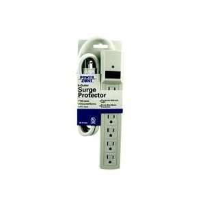  Power Zone 6 Outlet Surge Protector 3Line 770418