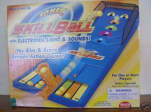 SONIC SKILLBALL ARCADE WITH ELEC LIGHTS & SOUNDS   NEW  