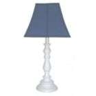 Creative Motion White Base Resin Table Lamp   Navy Blue (with 13 W 