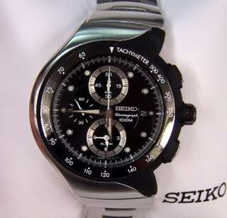 Seiko Watch Streamline Chronograph Alarm SNAD43 NEW  