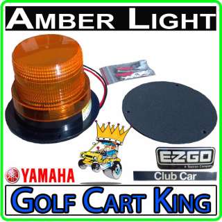   Golf Cart 12 Volt Emergency Amber Strobe Light Safety/Warning/Flasher