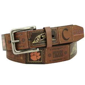  Fossil Clemson Tigers Brown Ladies Leather Campus Cheer 