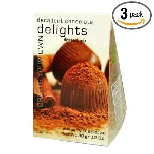 Foxy Gourmet Decadent Chocolate Delights Mix, 3.2 Ounce Boxes (Pack of 