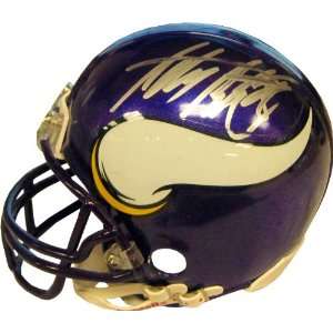 Adrian Peterson Autographed Mini Helmet   Autographed NFL Mini Helmets 