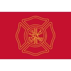  Pro Pad 10 by 15 Fire Fighter Motorcycle Flag 
