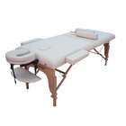 BestMassage Cream 2 Pad 2 Fold Massage Table W/Free Two Bolster