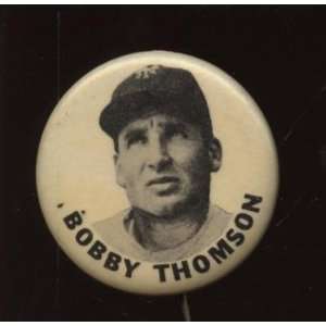   Pin Bobby Thomson Giants EX+   MLB Pins And Pendants Sports