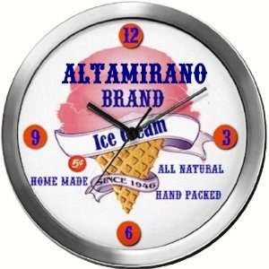  ALTAMIRANO 14 Inch Ice Cream Metal Clock Quartz Movement 