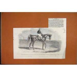  1851 Ascot Races Woolwich Winner Emperors Plate Print 