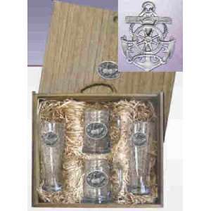 Anchor Deluxe Boxed Beer Glass Set