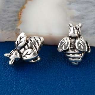 20PC TIBETAN SILVER HONEY BEE CHARMS BEADS FIT NECKLACE  
