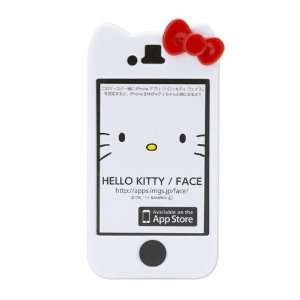  Character Hello Kitty Hard Case Cover iPhone 4 4S White 