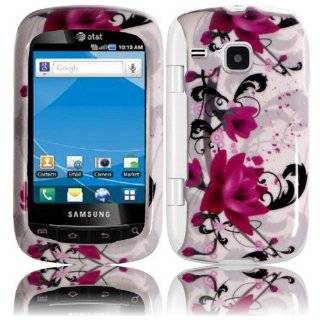 Purple Lily Hard Case Cover for Samsung Doubletime i857