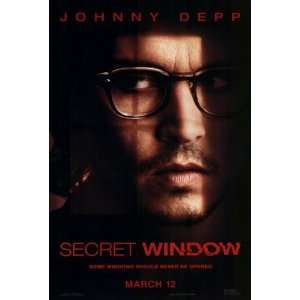  Secret Window Advance Movie Poster Single Sided Original 