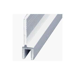   Shower Door Top Hanger Rail Extrusion for 1/4 Glass   72 in long