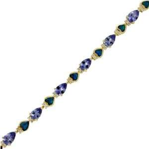  14k Yellow Gold 4.94 Ct Tanzanite & 0.47 Ct Diamond 