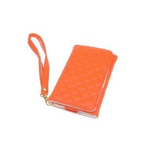  Orange Faux Leather Purse Wallet Case Card Holder for 