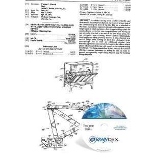  NEW Patent CD for DROP FRONT CABINET HAVING TILTABLE BIN 