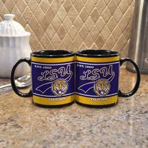  LSU Tigers NCAA 11oz. Black Vault Mug (Single Mug) Sports 