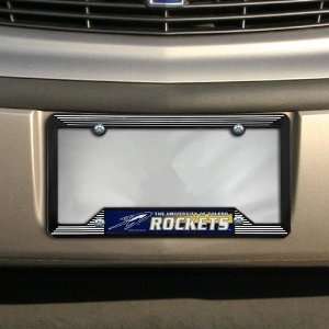  NCAA Toledo Rockets Black Plastic License Plate Frame 