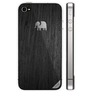  American Rosewood iPhone 4 Skin   Jet Black Cell Phones 