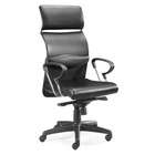 Zuo Modern Eco Office Chair with Black Leatherette Seat and Back