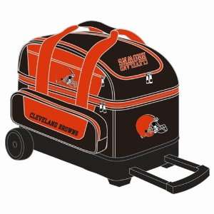    NFL Double Roller Bowling Bag  Cleveland Browns