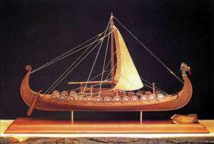 AMATI Viking Ship Drakkar wood model ship KIT NEW rare  