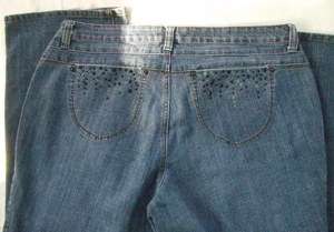 Mwah Jeans Womens Denim Blue Jeans Plus Size 20W CUTE  