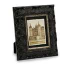 CC Home Furnishings 10 Decorative Black Embossed Swirl Picture Frame