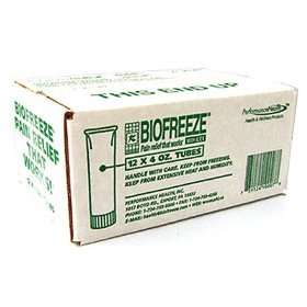 12 Pack   Biofreeze 4 Oz. Tubes  