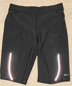 Nike sz S Dri FIT Womens Long Active Training Shorts NEW $45 352163 