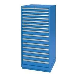  Lista® 15 Drawer Standard Width Cabinet   Blue 