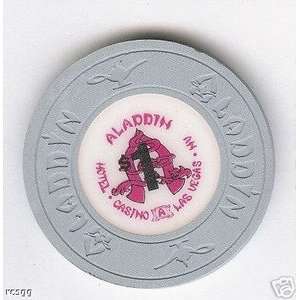  ALLADIN CASINO LV OBSOLUTE $ 1.00 CHIP MINT COND 