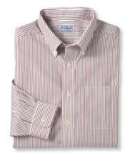 Wrinkle Resistant Pinpoint Oxford Cloth Shirt, Classic Stripe