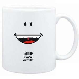   Mug White  Smile if youre agreeable  Adjetives