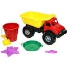 American Plastic Toys 6 Pc. Dump Truck of Beach Toys