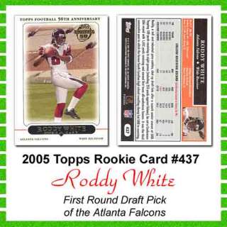 Atlanta Falcons Rookie Card Topps Atlanta Falcons Roddy White 2005 