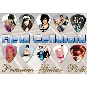  Lily Allen Premium Guitar Picks X 10 (0) Musical 