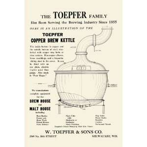  Toepfer Copper Brew Kettle 20x30 Poster Paper