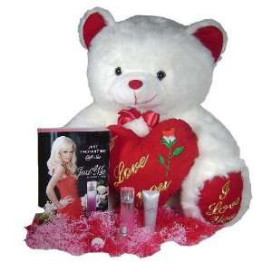 Valentine Be Mine Gift Set   40 Teddy Bear with Paris Hilton Just 