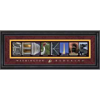   Redskins Home Decor MVP Washington Redskins Letter Art Framed Photo