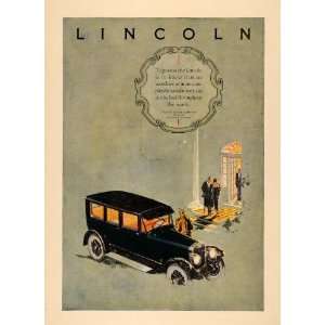  1924 Ad Lincoln Motor Ford Dinner Party Car Automobile 