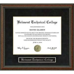  Belmont Technical College (BTC) Diploma Frame
