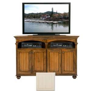   American Premiere 58 Entertainment Console with 4 Doors  Soft White