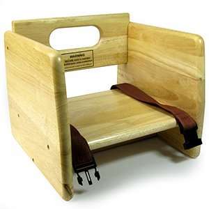  Wood Booster Seat / Chair with Natural Finish (Assembled 
