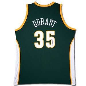  Kevin Durant Seattle Supersonics Autographed Away/Green 