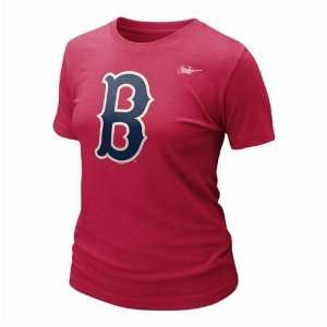  Boston Red Sox Womens Coop Blended Graphic T Shirt Sports 