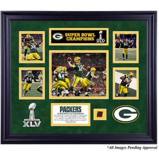 Mounted Memories Green Bay Packers Super Bowl XLV Champions Photo 