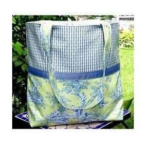  Laminated Diaper Bag   Lime Toile Baby